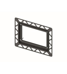 Tece Ramka montażowa WC do montażu zlicowanego czarny 9240647