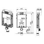   Tece TECEbox Spłuczka podtynkowa WC do zabudowy 9.370.000 W MAGAZYNIE!!