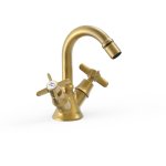 Tres Clasic Bateria bidetowa mosiądz antyczny 24212201LV