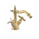 Tres Clasic Bateria bidetowa mosiądz antyczny mat 24212202LM