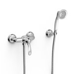 Tres Clasic Bateria prysznicowa ze słuchawką i wężem chrom 24216701