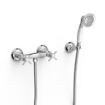 Tres Clasic Bateria prysznicowa ze słuchawką i wężem chrom 24216301