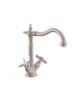 Tres Clasic Bateria umywalkowa stal 24210902AC