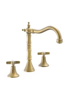 Tres Clasic Bateria umywalkowa mosiądz antyczny mat 24210501LM