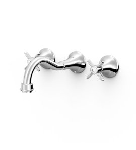 Tres Clasic Bateria umywalkowa podtynkowa chrom 24215101