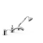 Tres Clasic Bateria wannowa 3-otworowa na brzeg wanny chrom 24214501