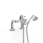 Tres Clasic Bateria wannowa ze słuchawką i wężem chrom 24219401