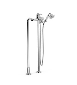 Tres Clasic Bateria wannowa i prysznicowa ze słuchawką i wężem chrom 24219402