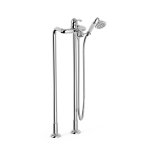 Tres Clasic Bateria wannowa i prysznicowa ze słuchawką i wężem chrom 24219402