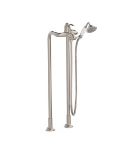 Tres Clasic Bateria wannowa i prysznicowa ze słuchawką i wężem stal 24219402AC