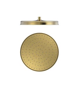Tres Clasic Deszczownica prysznicowa Ø31 cm mosiądz antyczny 29933703LV