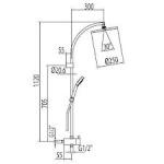 Tres DRĄŻKI I SŁUCHAWKI Komplet słuchawka-drążek z masażem