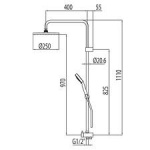 Tres DRĄŻKI I SŁUCHAWKI Komplet słuchawka-drążek