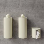 Trium Zestaw akcesorii łazienkowych Cream TRIUMCR