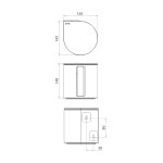 Trium Zestaw akcesorii łazienkowych Black TRIUMBL