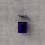 Trone Aura Uchwyt na papier toaletowy Blue AURABLU