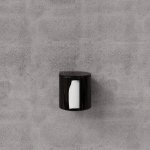 Trone Aura Uchwyt na papier toaletowy Black AURABL
