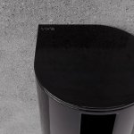 Trone Aura Uchwyt na papier toaletowy Black AURABL