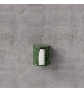 Trone Aura Uchwyt na papier toaletowy Flaked Green AURAFG