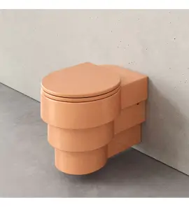 Trone Callipyge Miska bezrantowa 57x42 z deską wolnoopadającą peach CALLIPYGEPE  W MAGAZYNIE 