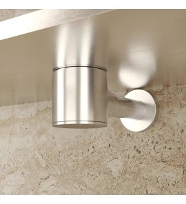 Trone Encelade Syfon umywalkowy oszczędzający miejsce Brushed stainless steel ENCELADEIS