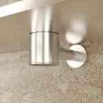 Trone Encelade Syfon umywalkowy oszczędzający miejsce Brushed stainless steel ENCELADEIS