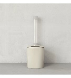 Trone Icone01 Miska bezrantowa 63x40 z deską sedesową cream ICONE01CR