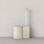 Trone Icone01 Miska bezrantowa 63x40 z deską sedesową cream ICONE01CR