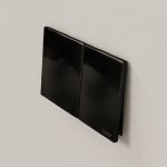 Trone Kaoline Przycisk spłukujący Black KAOLINEBL