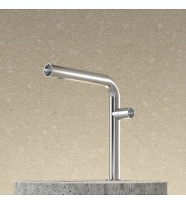 Trone Mage Bateria umywalkowa wysoka nablatowa Brushed stainless steel MAGEHIS