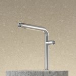 Trone Mage Bateria umywalkowa wysoka nablatowa Brushed stainless steel MAGEHIS