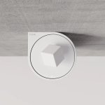 Trone Pandore Kosz łazienkowy ścienny Cream PANDORECR