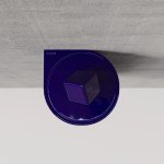 Trone Pandore Kosz łazienkowy ścienny Blue PANDOREBLU