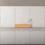 Trone Rituel Umywalka nablatowa 40,4x60,4 cm z korkiem Peach RITUELPE