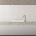 Trone Rituel Umywalka nablatowa 40,4x60,4 cm z korkiem Cream RITUELCR