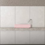 Trone Rituel Umywalka nablatowa 40,4x60,4 cm z korkiem Pink RITUELPI