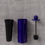 Trone Sceptre Szczotka do toalety ścienna Blue SCEPTREBLU