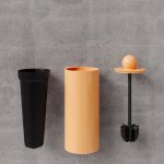 Trone Sceptre Szczotka do toalety ścienna Peach SCEPTREPE