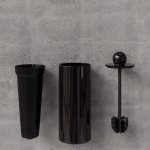 Trone Sceptre Szczotka do toalety ścienna Black SCEPTREBL