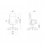 Unique Adella Fotel biurowy skóra eko czarny C239-PU