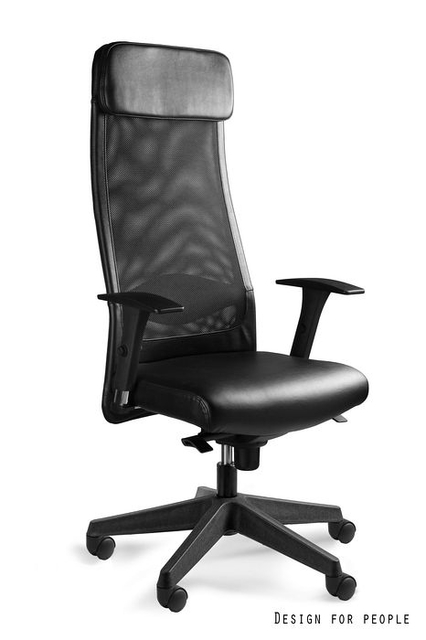 Unique Ares Soft Fotel biurowy skóra eko czarny S-569-PU