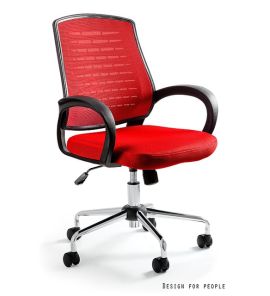 Unique Award Fotel biurowy czerwony W-120-2