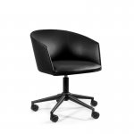 Unique Barnet Fotel biurowy eko-skóra czarny 9-05-PU