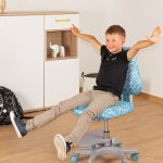 Unique Betty Fotel dziecięcy edukacyjny Niebieski NC-23