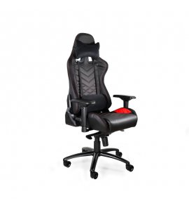 Unique Dynamiq V3 Fotel gamingowy eko-skóra Czarny-Czerwony Y-2666