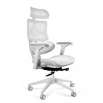 Unique Ergotech Fotel biurowy ergonomiczny Biały CM-B137AW-4
