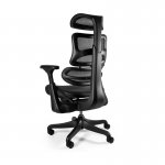 Unique Ergothrone Fotel biurowy ergonomiczny Czarny CM-B37A-3