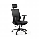 Unique Esta Fotel biurowy ergonomiczny Czarny FS02-1H
