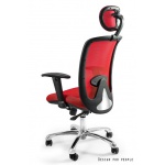 Unique Expander Fotel biurowy czerwony W-94-2