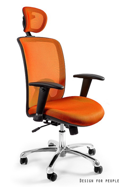 Unique Expander Fotel biurowy pomarańczowy W-94-5